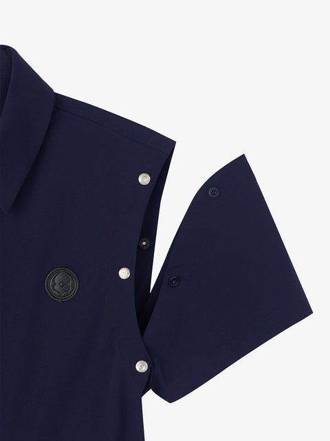 GFJ Golf Women's Detachable Short Sleeve - Navy