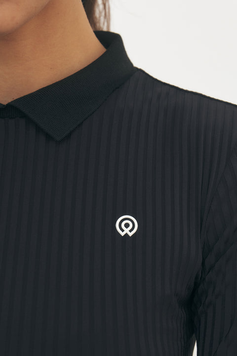 [Warehouse Sale] FORDI Kara Golji Long Sleeve T-Shirt - Black