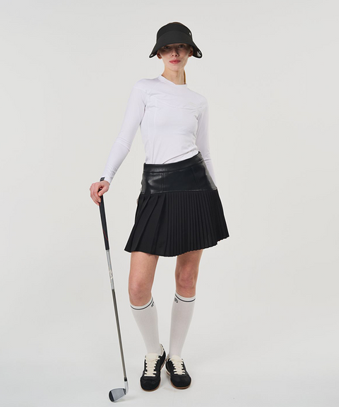 POSHERD Line Stretch Functional Top (UV CUT) - Off White