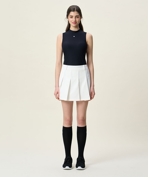 [Warehouse Sale] FORDI Pocket Pleated Skirt - White