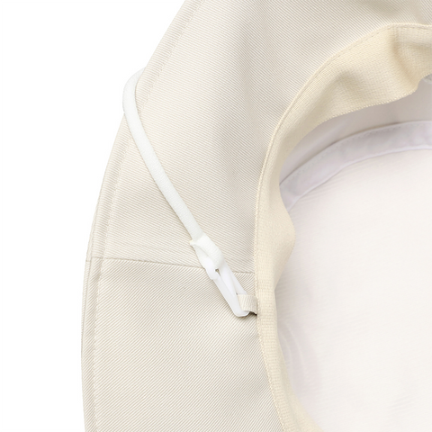 Monday Flow Ponytail Bucket Hat - Light Beige