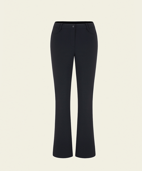 FORDI Signature Bootcut Long Pants - Black
