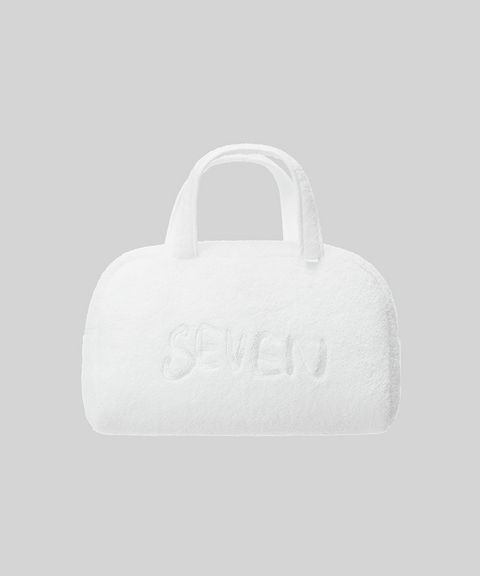 KANDINI Terry Mini Boston Bag - White