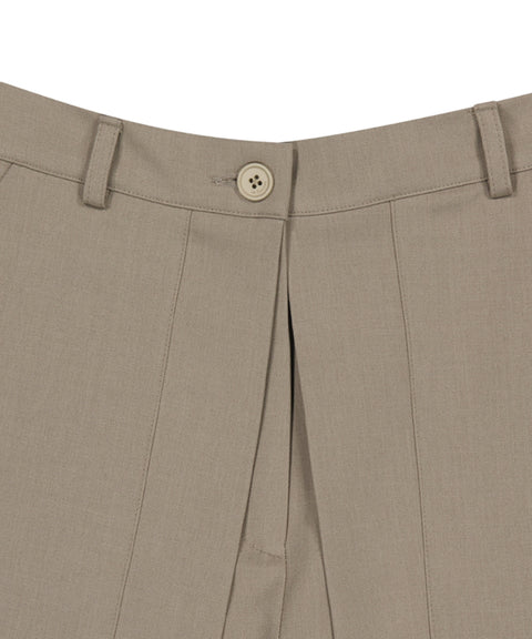LE SONNET New Banding Swing Pants - Beige