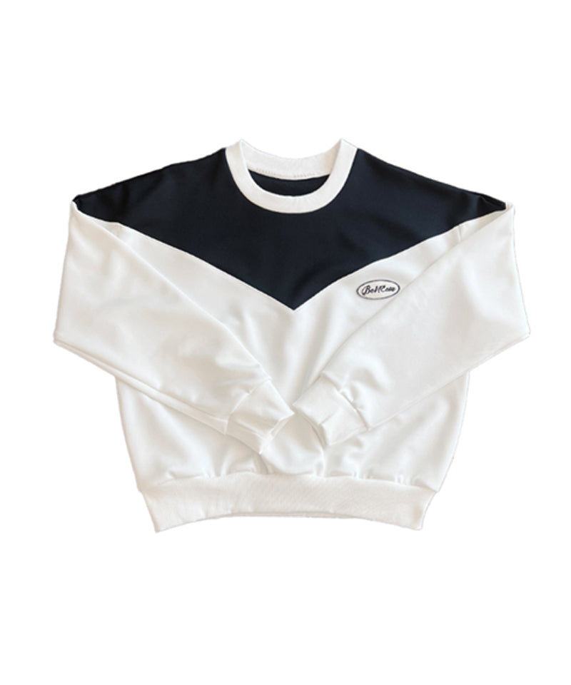 BENECIA 12 Sweet Sweatshirt - Ivory /Black
