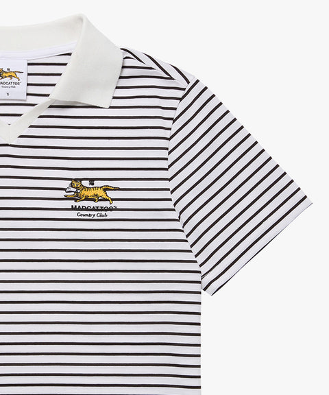 MCC Women's Stripe S/S Polo - 2 Colors