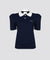 KANDINI Polo Shirts With Puff Sleeve / Short - Navy