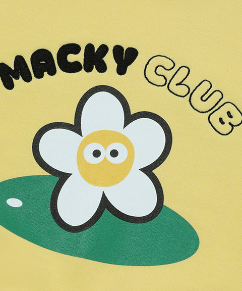 MACKY Golf: Circlefield Sweat Vest - Yellow