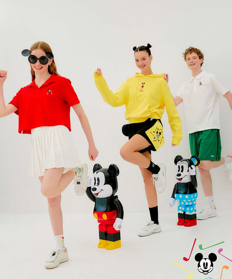 PIV'VEE Rainbow Mickey Distance Meter Bag - Cloud White