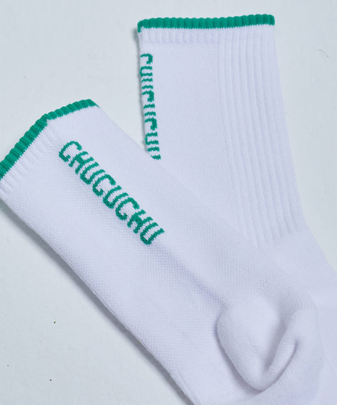 CHUCUCHU Back Logo Lip Socks - 2 Colors