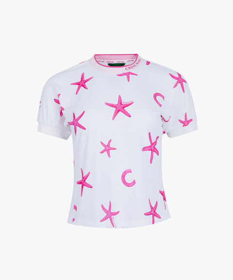 CREVE NINE: Marine Star Cooling Round Tee - 2 Colors
