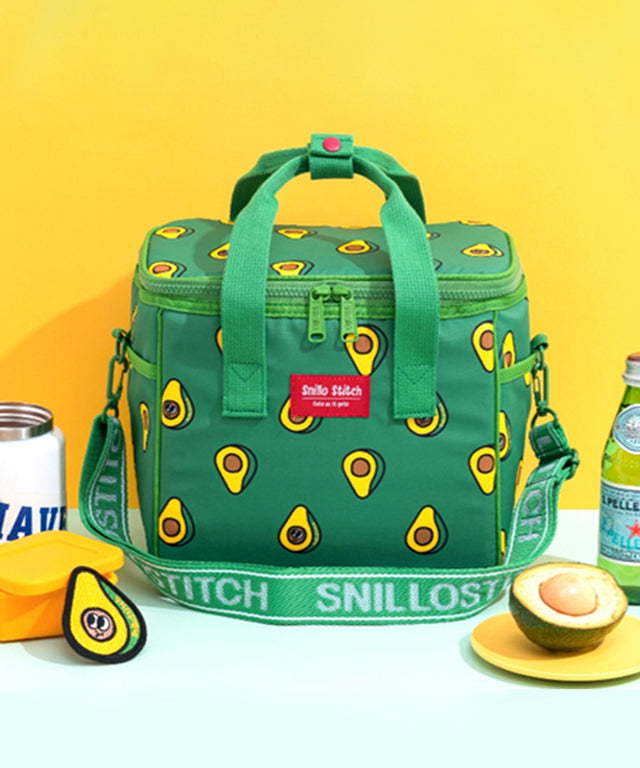 SNILLO STITCH Daily Picnic Cooler Bag Avocado - Green