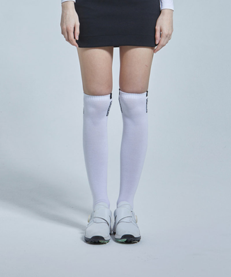 Tab Logo Over Knee Socks - 2 Socks