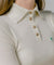 CREVE NINE: Women's High Neck Wool Pullover - Ivory