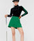 XEXYMIX Golf A-line Culotte Shorts - Green