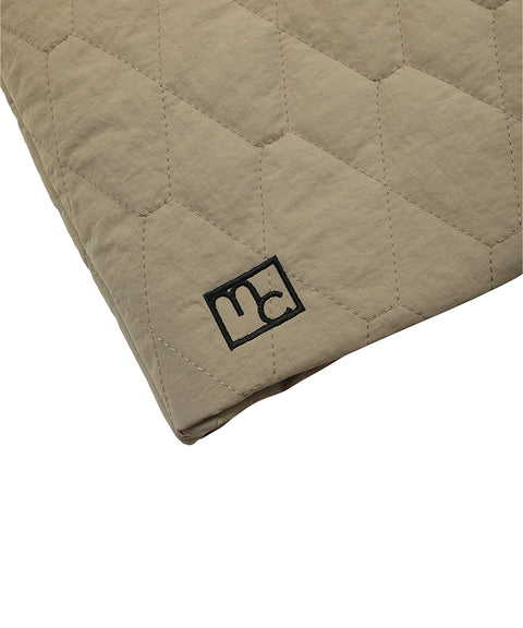 MACKY Golf: Padded Wrap Mini Skirt - Beige