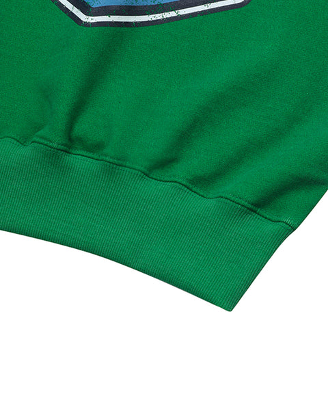 MACKY Golf: Washing Pigment Sweatshirt - Green