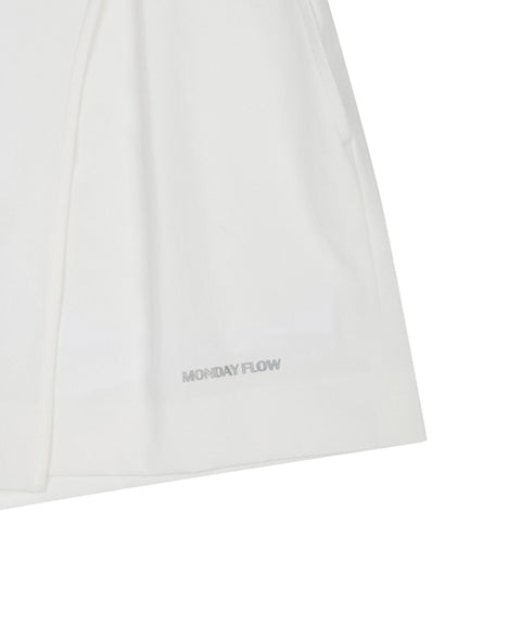 Monday Flow Volume Short Skirt - White