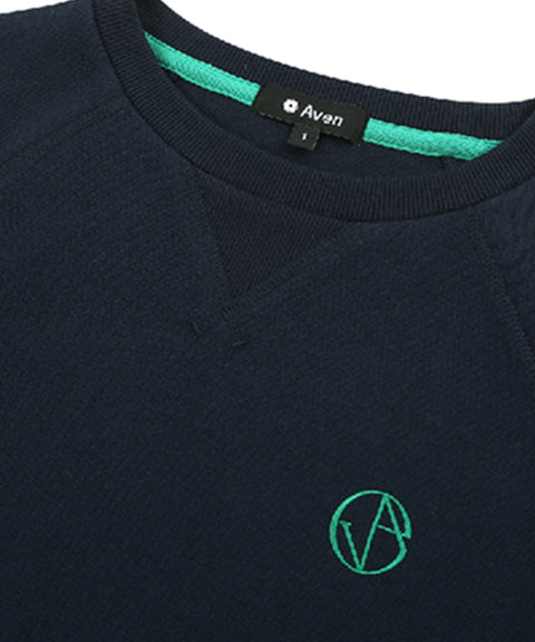 AVEN Small Logo Sweatshirt - Navy