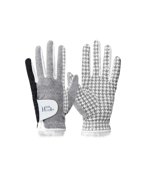 HENZZLE GOLF Hands Plus Winter Golf Gloves for Women - Gray