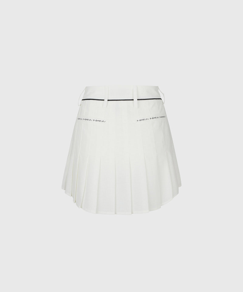 KANDINI Airy Pleats Skirt - Ivory