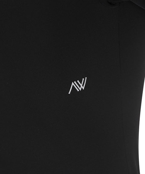 [Warehouse Sale] ANEW Golf Women's Mesh Point T-Shirt - Black
