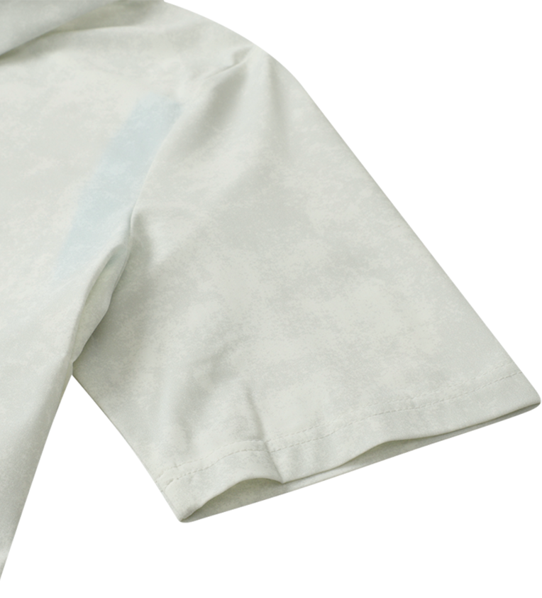 Amazing Cre Women's LIV 3D Tiger Smog Accordio T-Shirt - White