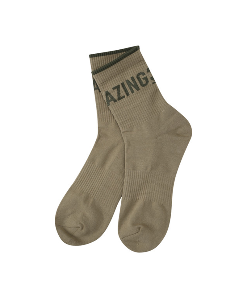 Amazing Cre Logo Point Middle Socks - 3 Colors