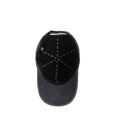 Unisex Corduroy Cap - Dark Grey