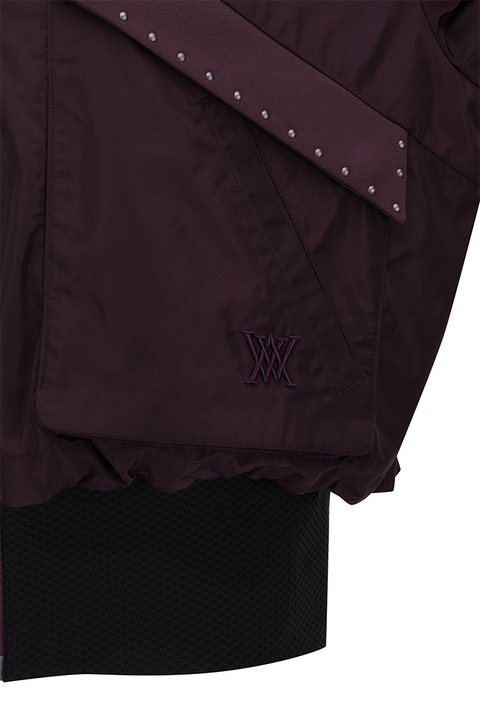 Women's FA Essential Short Sleeve Jacket - Burgundy