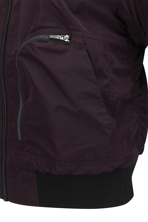 Women's FA Signature MA-1 Jacket - Burgundy