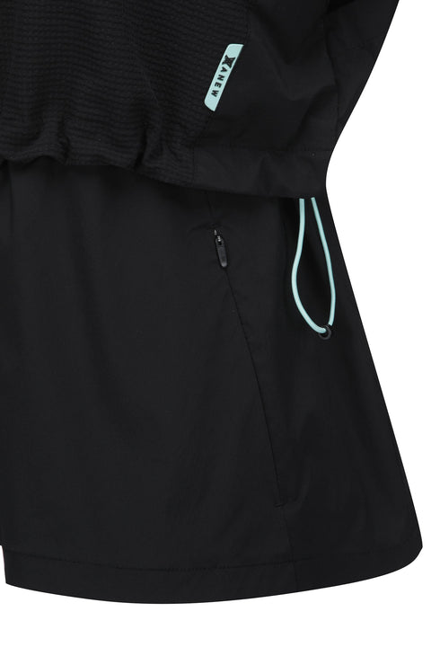 Women's FA Mid Legth Hooded Jacket - Black