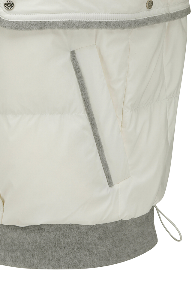 Women's WI Short Sleeve Down Jacket - Ivory