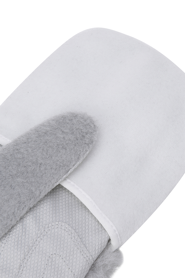 Women's Mitten Gloves - Gray