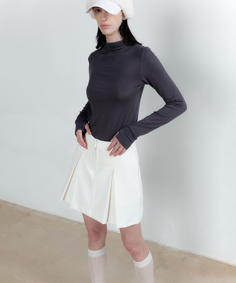 Anell Golf Clea Tuck Skirt - White
