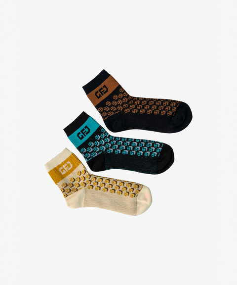 GFJ Golf Women's Jacquard Ankle High Sock - 3 Colors