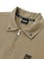 Jamie West Half Zip-up Jersey Collar Point P-Shirts - Beige