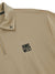 Jamie West Half Zip-up Jersey Collar Point P-Shirts - Beige