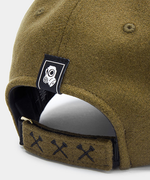 Jamie West Alex Wool Ball Cap - Khaki