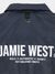 Jamie West Collar Point Work Jumper - Navy