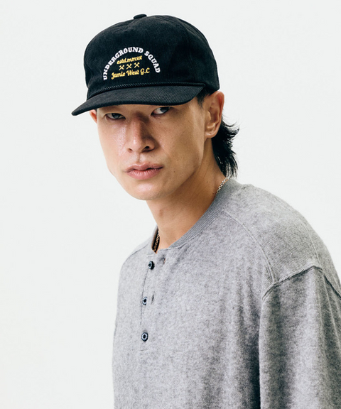 Jamie West Corduroy Trucker Ballcap - Black