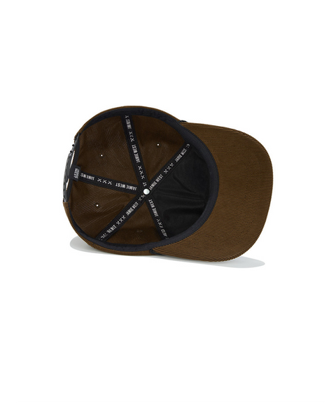 Jamie West Corduroy Trucker Ballcap - Brown