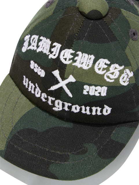 Jamie West Corduroy Trucker Ballcap Keyring - Camo
