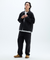 Jamie West Detachable Collar Point Stretch Jacket Black