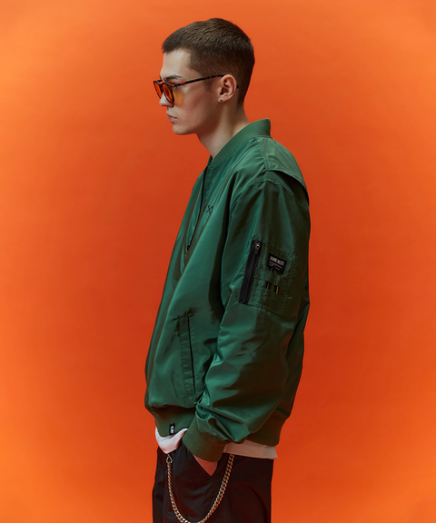 Jamie West Fanatic MA-1 Windbreaker - Green