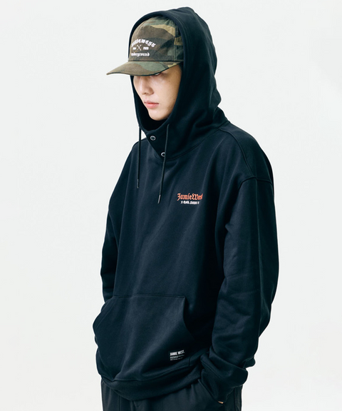 Jamie West Grave Snap Hoodie Sweatshirts - Black