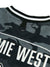 Jamie West No.99 Vneck Mesh Camo T-Shirts - Black