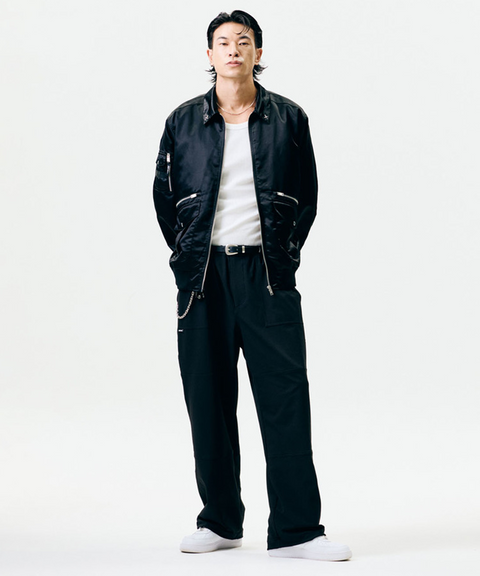 Jamie West Nylon Carpenter Pants - Black