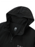 Jamie West Tactical Hidden Hood Packable Anorak - Black
