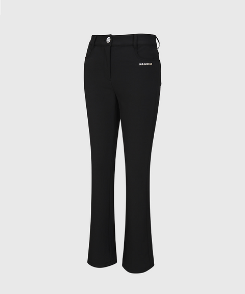 KANDINI Signature Semi-Bootcut Pants - Black
